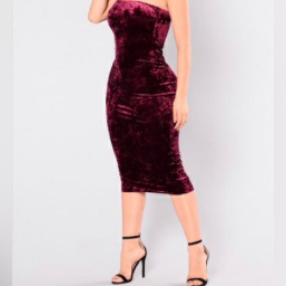 Fashion Nova Bodycon velvet dress